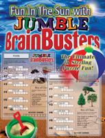 Fun In The Sun With Jumble BrainBusters: The Ultimate In Sizzling Puzzle Fun! (Jumble Brainbusters) 1572437332 Book Cover