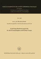 Langfristige Bestimmungsgrunde Fur Die Erwerbstatigkeit Verheirateter Frauen 3663033384 Book Cover