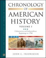 Chronology of American History 0816068003 Book Cover