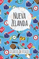 Diario de viaje Nueva Zelanda: Planificador de viajes I Planificador de viajes por carretera I Cuaderno de puntos I Cuaderno de viaje I Diario de bolsillo I Regalo para mochileros I Agenda de viaje 1661912168 Book Cover