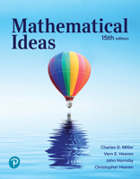 Mathematical Ideas [with MyMathLab 18-Week Access Code] 013805147X Book Cover