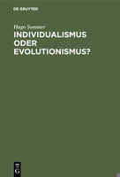 Individualismus Oder Evolutionismus? 311111242X Book Cover