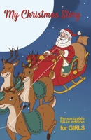 Christmas Story for Girls: fill-in edition B0BPG8BPR6 Book Cover