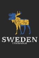 Wikstroem - Notes: Schweden Elch Flagge Sweden Stocckholm used look - Notizbuch 15,24 x 22,86 kariert 1705854907 Book Cover