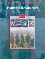 Annual Editions: Human Resources 04/05 0072874430 Book Cover