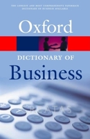 A Dictionary of Business 0192800477 Book Cover