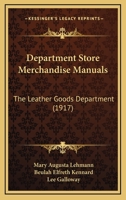 Department Store Merchandise Manuals 1120765552 Book Cover