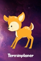 Terminplaner: für Rehliebhaber | 6 x 9 Zoll, ca. A5 | 1 Jahr | 53 Wochen, 1 Woche 2 Seiten I Ohne festes Datum | 120 Seiten | Rehmotiv | Terminplaner für Schule und Arbeit (German Edition) 1698439717 Book Cover