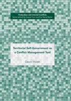 Territorial Self-Government as a Conflict Management Tool 3319772333 Book Cover