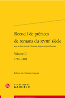 Recueil de Prefaces de Romans Du Xviiie Siecle: 1751-1800 2406136736 Book Cover