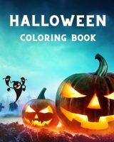 Halloween Coloring Book: For Adults with Witches, Haunted Houses, Pumpkins and Monsters for Women B0CBQVV28G Book Cover