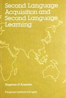 Second Language Acquisition and Second Language Learning 0080253385 Book Cover