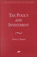 Tax Policy and Investment 0844770868 Book Cover