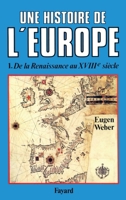 Une histoire de l'Europe: De la Renaissance au XVIIIe siècle 2213017743 Book Cover