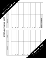 Matthew D. Publishing Scattergories Score Record: Scattergories Game Sheet Keeper for Keep Track of Who's Ahead In Your Favorite Creative Thinking Category Based Game (Horizontal) 1654410845 Book Cover