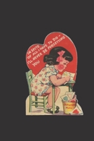 inspite of all i have to do i'll never be forgetting you: retro style cover valentine's day gift cute girl writing a letter B084DG2HXG Book Cover