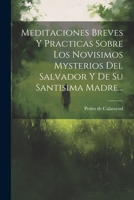 Meditaciones Breves Y Practicas Sobre Los Novisimos Mysterios Del Salvador Y De Su Santisima Madre... 1022311158 Book Cover