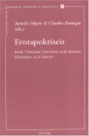 Erotapokriseis: Early Christian Question-and-answer Literature in Context (Contributions to Biblical Exegesis and Theology.) 9042914807 Book Cover
