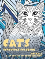 Zendoodle Coloring Baby Animals and other Creatures - Animals - Cats null Book Cover
