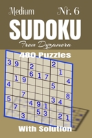 Medium Sudoku Nr.6: 480 puzzles with solution 1695770285 Book Cover