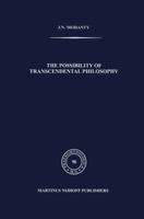 The Possibility of Transcendental Philosophy 9024731461 Book Cover