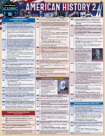 American History 2: A Quickstudy Laminated Reference Guide 1423251121 Book Cover