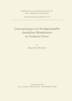 Untersuchungen Zur Sozialgeographie Christlicher Minderheiten Im Vorderen Orient 3882260807 Book Cover