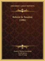 Reform In Taxation 1240080506 Book Cover