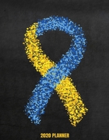 2020 Planner: Weekly Planner January 2020 - December 2020 Calendar Agenda Daily Schedule - Down Syndrome Trisomy 21 Awareness Ribbon 1674856334 Book Cover