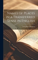 Names of Places in a Transferred Sense in English 1117606929 Book Cover