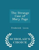 The Strange Case of Mary Page 1022072102 Book Cover