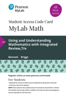Mylab Math with Pearson Etext -- 18 Week Standalone Access Card -- For Using & Understanding Mathematics: A Quantitative Reasoning Approach with Integrated Review 0135903556 Book Cover