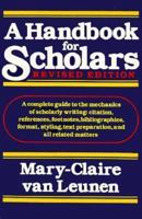 A Handbook for Scholars 0195069536 Book Cover