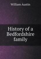The History of a Bedfordshire 1016957998 Book Cover