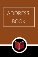 Address Book: Large Print Phone Book & Adresses Book with Tabs 1712175718 Book Cover