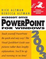 Microsoft Office PowerPoint 2003 for Windows (Visual QuickStart Guide) 0321193954 Book Cover