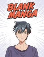 YouComics Blank Manga Book Shonen Kawaii boy (Creativity sketchbook draw your own manga) [8.5x11][150pages]: Unleash Your creativity with a DIY Manga book 1671176510 Book Cover