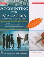 Accounting for Managers 8122426123 Book Cover