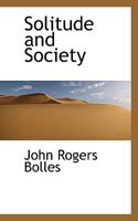 Solitude and Society 1010211803 Book Cover
