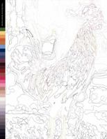 Color the Cover Rooster Journal: Rooster Color the Cover Journal for Creative Inducing Mindful Coloring 1958591394 Book Cover