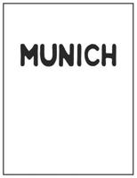 Munich: Black and white Decorative Book | Perfect for Coffee Tables, End Tables, Bookshelves, Interior Design & Home Staging Add Bookish Style to Your Home| Munich 1699689024 Book Cover