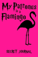 My Patronus Is A Flamingo: 120 Page Blank Line Journal, Notebook 1699075085 Book Cover