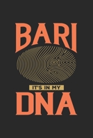 Bari Its in my DNA: 6x9 |notebook | dot grid | city of birth | Italy 1671864301 Book Cover