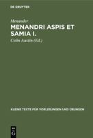Menandri Aspis Et Samia I. 3110013061 Book Cover