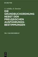 Das Reichsrecht 3111174638 Book Cover