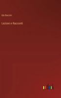 Lezioni e Racconti 3566002356 Book Cover