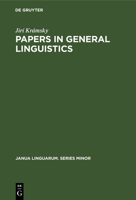 Papers in General Linguistics 9027931313 Book Cover