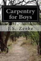 Carpentry for Boys 1023094967 Book Cover
