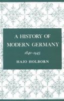 1840-1945 (A History of Modern Germany, #3) 0691007977 Book Cover