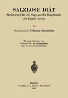 Salzlose Diat 3642982522 Book Cover